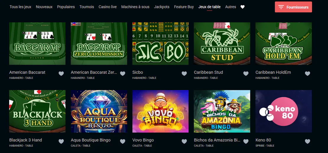 stakes casino jeux de table