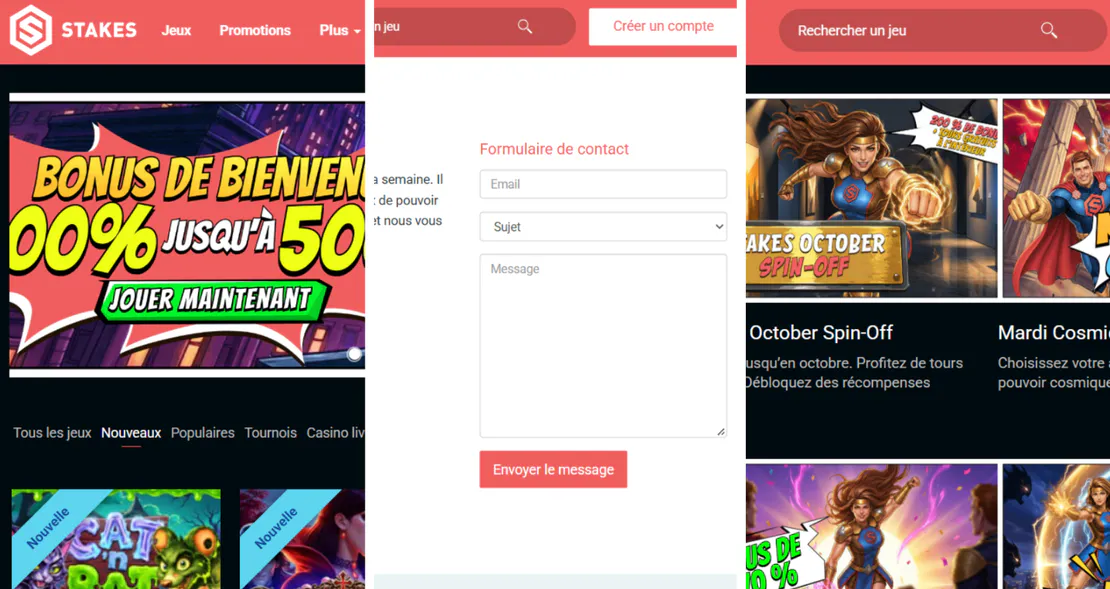 stakes casino version mobile